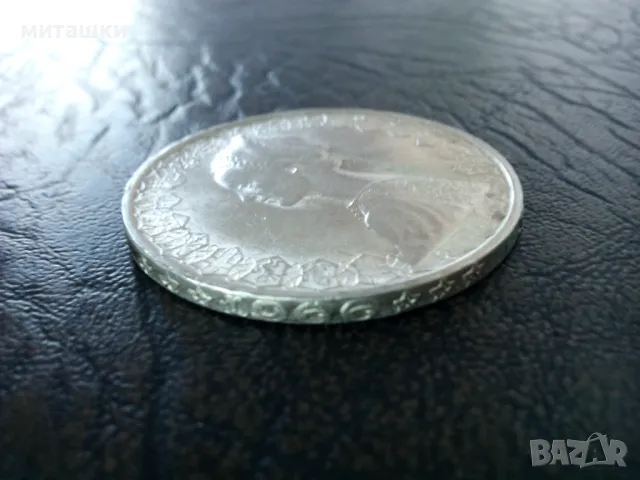 500 лири 1966 година Италия сребро, снимка 4 - Нумизматика и бонистика - 47727998