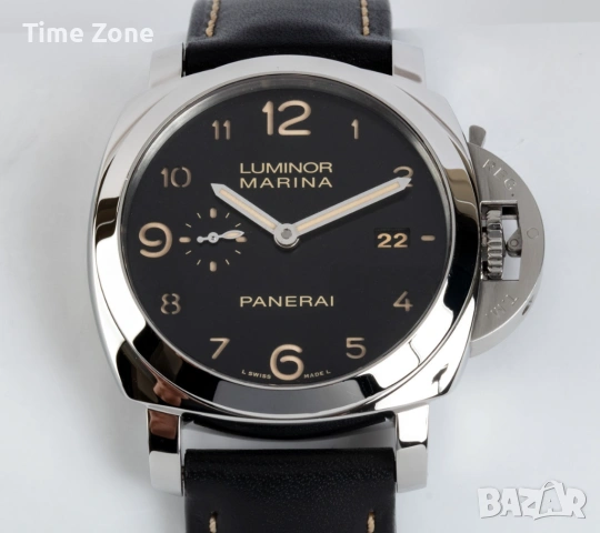 Panerai Luminor 1950 3 Days GMT 44mm Steel Black Dial Automatic Различни Варианти, снимка 13 - Мъжки - 48009872
