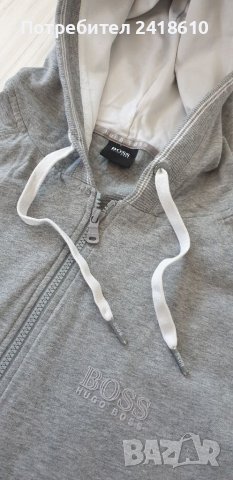 Hugo Boss Jacket Hooded Full Zip Mens Size М ОРИГИНАЛ! Суичер с цял Цип!, снимка 3 - Спортни дрехи, екипи - 38372297