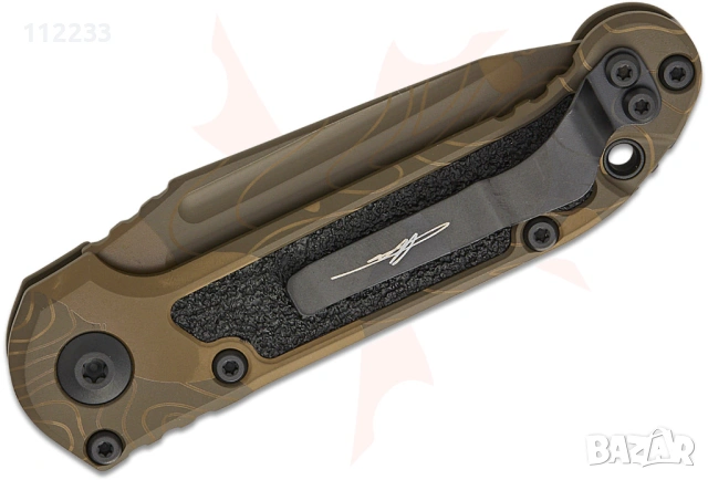Microtech LUDT Gen III T/E Signature Automatic Knife Badlands Camo Aluminum M390MK by Tony Marfione., снимка 10 - Ножове - 54004034
