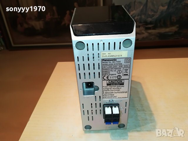 PANASONIC SE-FX60 WIRELESS SYSTEM 3005221949, снимка 17 - Ресийвъри, усилватели, смесителни пултове - 36926020