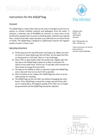 AQQAbag комплект за чиста вода, снимка 5 - Други - 51072414