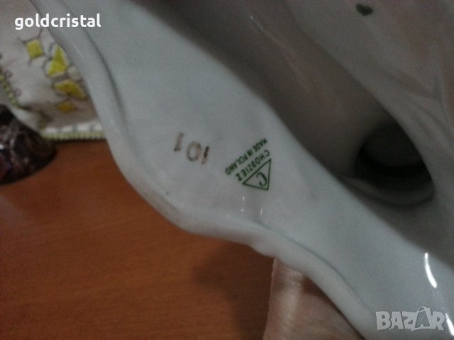 Полски порцелан свещник , снимка 4 - Антикварни и старинни предмети - 42474822