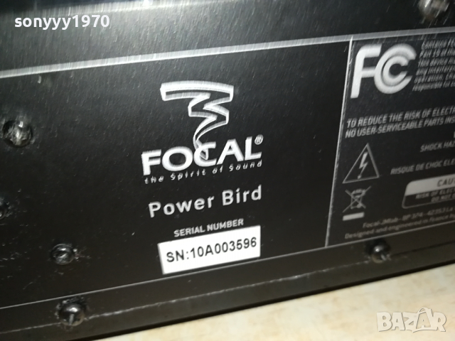 FOCAL-ВНОС FRANCE 0703240827, снимка 3 - Ресийвъри, усилватели, смесителни пултове - 44647899