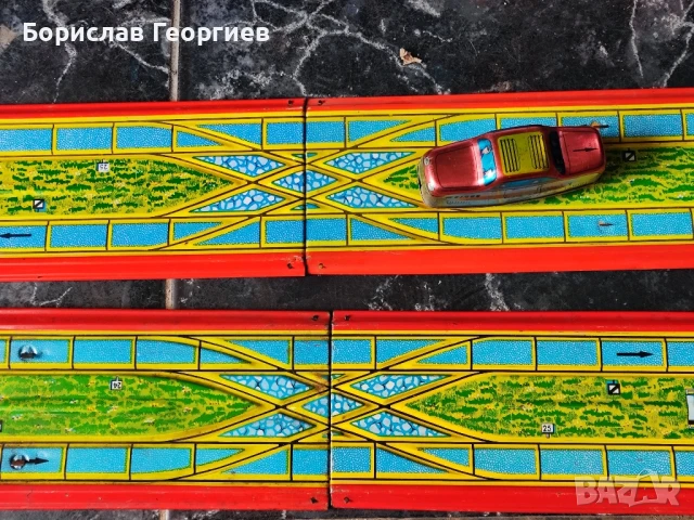 Стара унгарска ламаринена играчка, снимка 3 - Колекции - 50850542