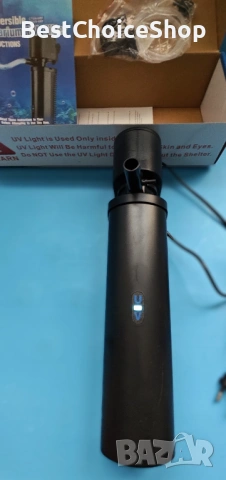 Потопяем филтър с UV светлина 1500L/h за аквариуми 150-600 литра - 4-в-1 за сладководни/соленоводни, снимка 3 - Оборудване за аквариуми - 54180533