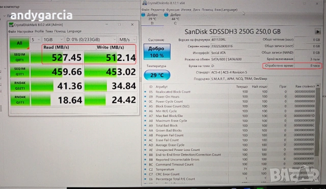  250GB SANDISK SSD ULTRA 3D ЧИСТО НОВ ДИСК SATA 6Gb/s. 2.5 inch скорост четене/запис - 550/525 MB/s, снимка 4 - Твърди дискове - 54354098