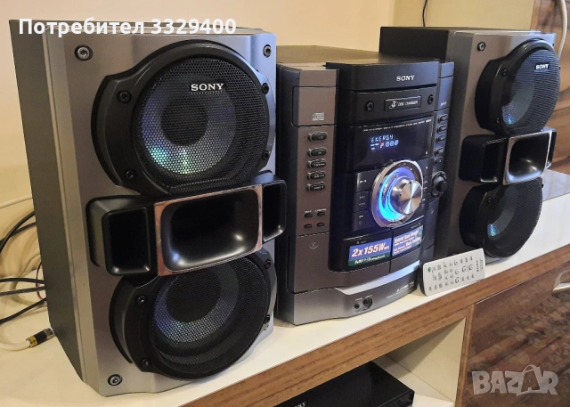 аудио система SONY с дист-топ състояние