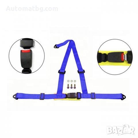 Предпазен колан Automat, 3 точков, Син, снимка 2 - Аксесоари и консумативи - 33773159