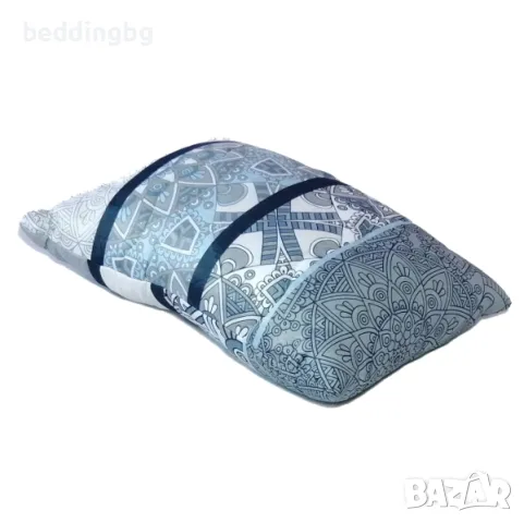 Прошита Висока Възглавница 50x70 см – Полиестерна Вата и Силиконови Влакна – Българско Производство, снимка 2 - Възглавници - 49636485