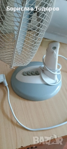 Компактен вентилатор 30см, снимка 3 - Вентилатори - 51432805
