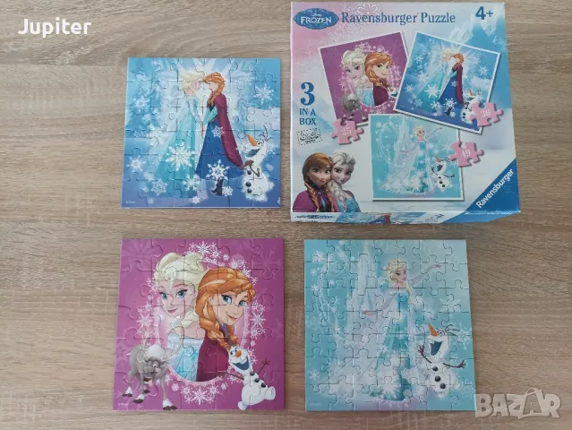 Детски пъзели Ravensburger 4+ 25, 36, 49 части Замръзналото кралство, снимка 5 - Игри и пъзели - 48194580