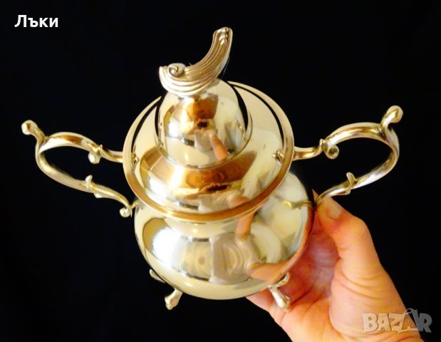 Бронзова захарница 850 мл.,790 гр.,барок, снимка 8 - Антикварни и старинни предмети - 30431900