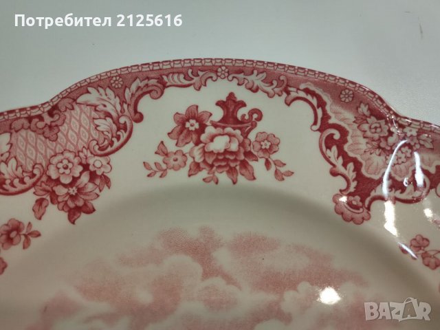 Английска порцеланова чиния. Магазинно състояние!, снимка 10 - Чинии - 38076304
