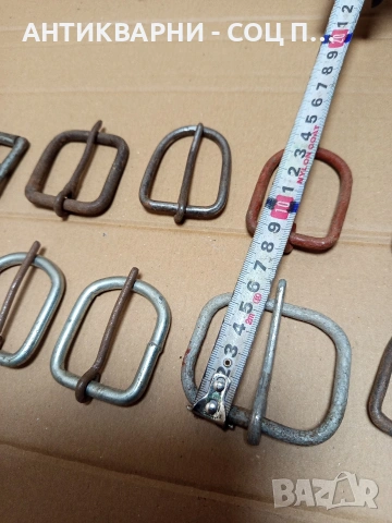 Стари Ръчно Изработени Тока Катарами За Колани 10бр. Номер 589., снимка 9 - Антикварни и старинни предмети - 53206023