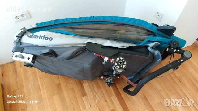 Ремарке за велосипед Queridoo, снимка 6 - Аксесоари за велосипеди - 53944451