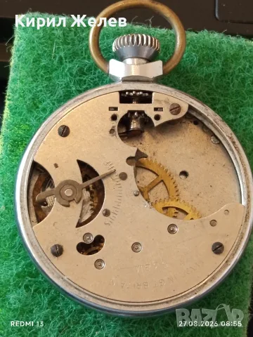 Джобен часовник INGERSOLL Made in Britain рядък за КОЛЕКЦИОНЕРИ 41241, снимка 7 - Антикварни и старинни предмети - 55829400