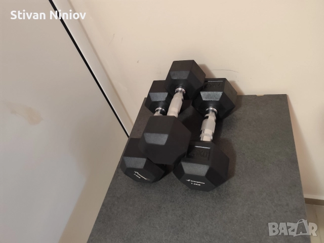 Дъмбели 2 х 7.5 кг , 1 х 5.0 кг 