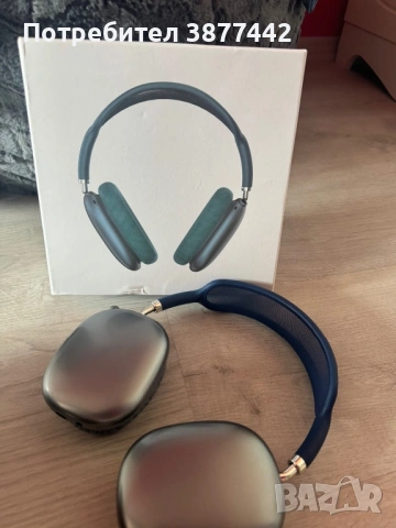 AirPods Max сини-75€, снимка 2 - Bluetooth слушалки - 53353940