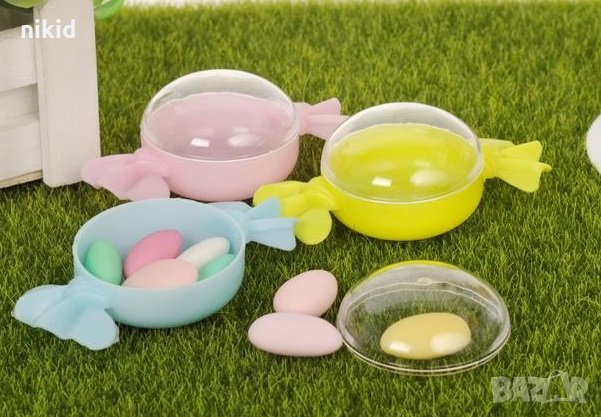 Бонбон пластмасова кутия кутийка за бонбони сувенир подарък рожден ден и др