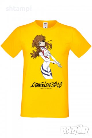 Мъжка тениска Evangelion Asuka Langley Soryu,Анимация,игра,Празник,Повод,, снимка 10 - Тениски - 38096363