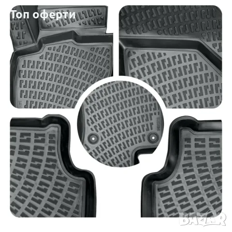 Гумени стелки RizLine съвместими с Skoda Superb 2023+, снимка 2 - Аксесоари и консумативи - 48547289