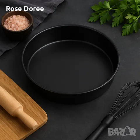 Тавичка Rosberg Premium, 8", въгл. стомана, незал, покр., снимка 1