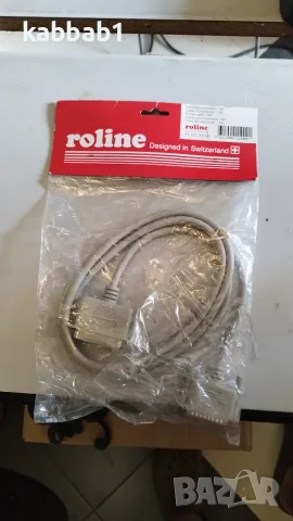 Паралелен кабел за принтер от марката Roline - LPT / IEEE 1284 кабел, снимка 2 - Кабели и адаптери - 56318216
