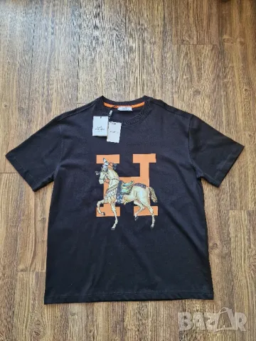 Страхотна мъжка тениска HERMES размер S M L XL 2XL , снимка 5 - Тениски - 50396525
