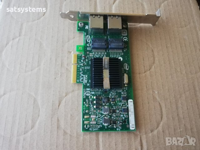 Intel Pro/1000 PT Dual Port Server Adapter PCI-E, снимка 6 - Мрежови адаптери - 32878750
