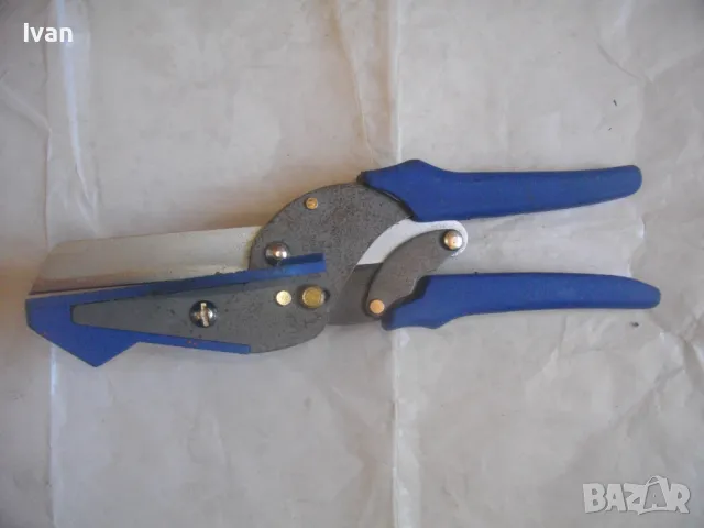 Немска НОЖИЦА за променливо рязане под ъгъл 0-45 градуса пластмасови тръби ПВЦ профил ОТЛИЧНА 250мм , снимка 5 - Други инструменти - 47459518