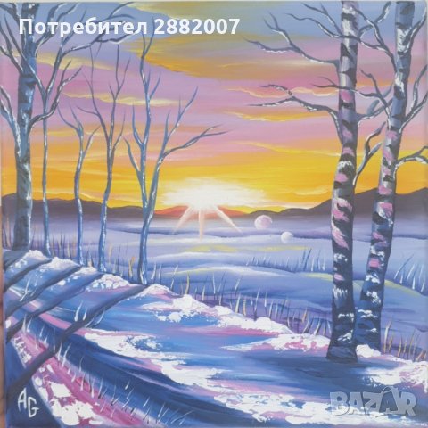 Картина - маслена живопис , снимка 2 - Картини - 31030093