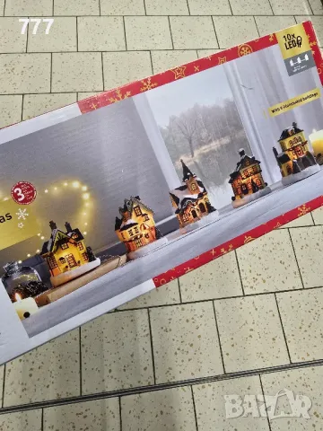 светещи коледни къщички, снимка 6 - Декорация за дома - 48214266