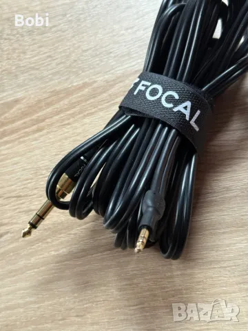 Аудио кабел FOCAL 3.5 мм към 6.35 мм (с винтов адаптер) – 4 метра, снимка 5 - Други - 49798841