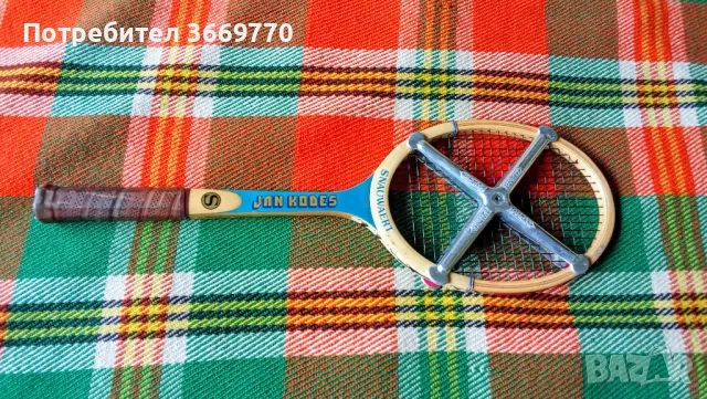 Винтидж тенис ракета дървена Snauwaret