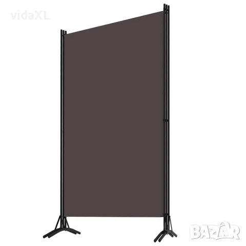 vidaXL Параван за стая, 3 панела, кафяв, 260x180 см, снимка 4 - Паравани - 56146697