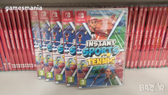 [NINTENDO Switch] НАЙ-ДОБРА Цена! НОВИ Instant SPORTS Tennis/10 игри