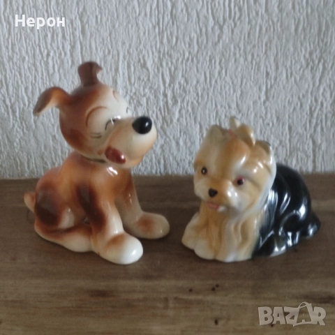 Порцеланово куче /фигурка/солница, снимка 13 - Статуетки - 52499811