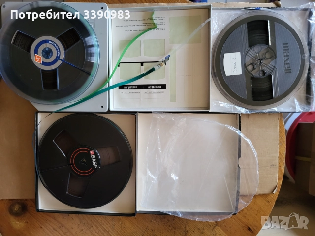 Магнетофонни ролки 18см,AGFA,BASF,MAXELL, снимка 3 - Декове - 52810868
