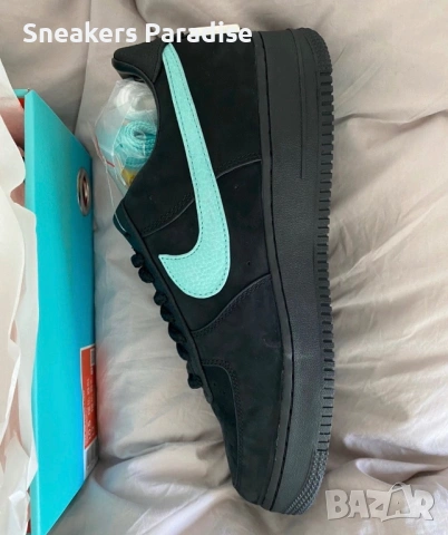 Nike Air Force 1 Tiffany & Co маратонки сникърси, снимка 4 - Маратонки - 53977240