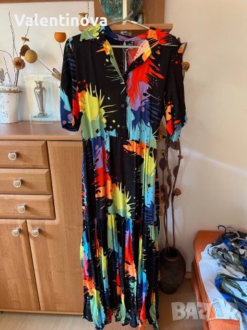 Цветна дълга рокля, снимка 1