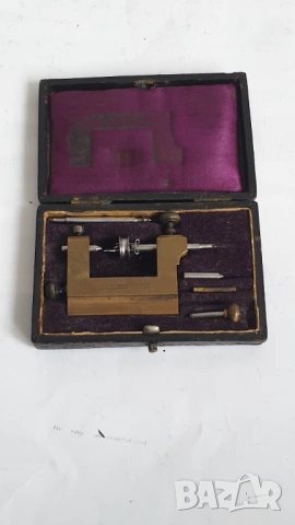 Антикварен струг за полиране на часовници, снимка 8 - Антикварни и старинни предмети - 53910748