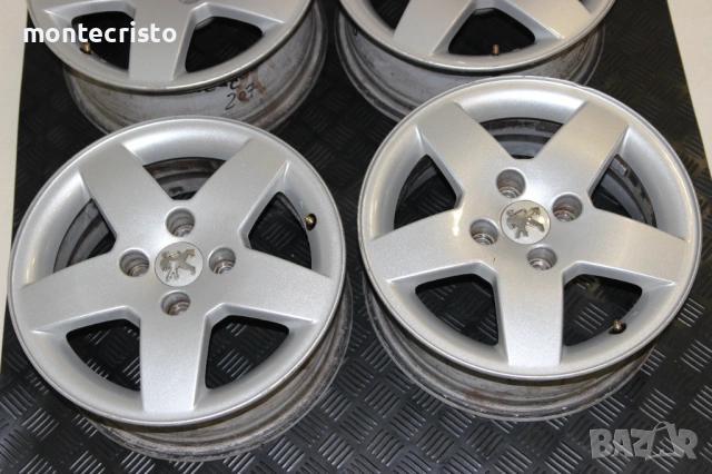 Алуминиеви джанти Peugeot 207 (2006-2014г.) 15 цола / 4x108 / 65.1 Пежо 207, снимка 10 - Гуми и джанти - 53932695