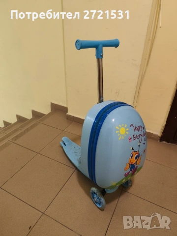 Тротинетка с детски куфар Scooter 2 в 1, снимка 2 - Други - 54284118