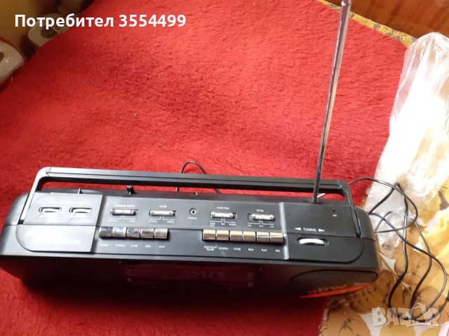Двукасетъчен касетофон JE-400 stereo dual, снимка 5 - Радиокасетофони, транзистори - 42813467