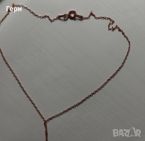 ново сребърно колие 13 лв, снимка 3 - Колиета, медальони, синджири - 52451437