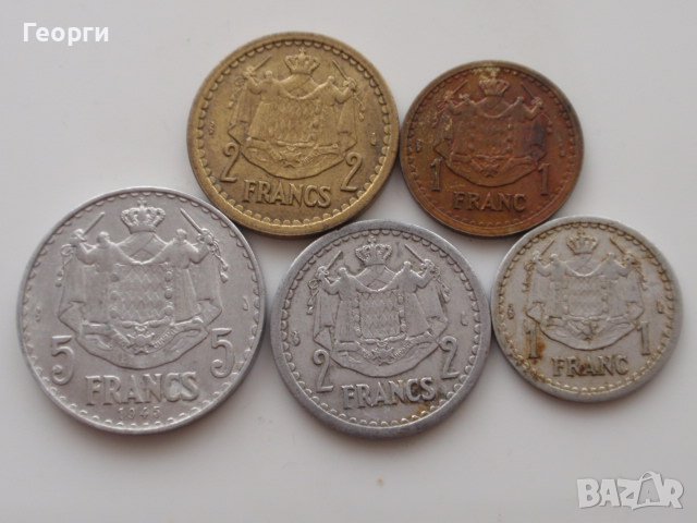 монети Монако, снимка 11 - Нумизматика и бонистика - 41677210