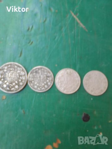 Продавам сребърни  старинни монети 1 ЛВ. ОТ 1891Гг. 2лв. от 1891г. и 2 монети по 2лв. от 1925г., снимка 2 - Нумизматика и бонистика - 37886422