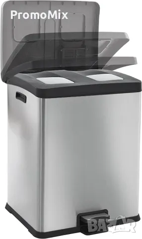 Двоен Кош за смет Eko Rejoice VB 923860 2х30литра кош за отпадъци боклук разделно събиране 2 отделен, снимка 5 - Други стоки за дома - 48980172