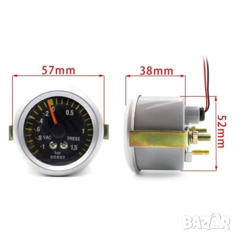 Буустметър 1.5 бара, снимка 5 - Аксесоари и консумативи - 54060161